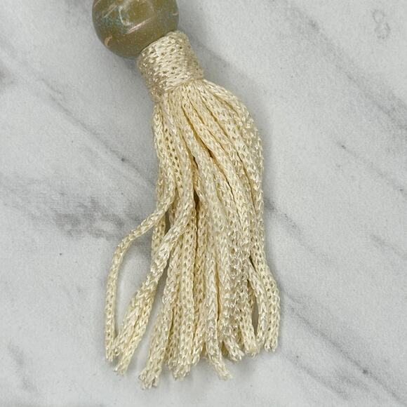 Chunky Beaded Rope Tie Belt Boho Festival Tassels Statement ✨ - Picture 15 of 15